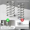 Stainless Steel Toothbrush Holder Metal Bathroom Accessories Tool for Toothpaste Makeup Brush Storage Rack Home Decoration