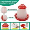 1.5/3/6/9/12kg Automatic Chicken Feeder Bucket Rooster Hen Feeding Device Farm Animal Poultry Quail Pigeon Feeding Supplies 1 Pc