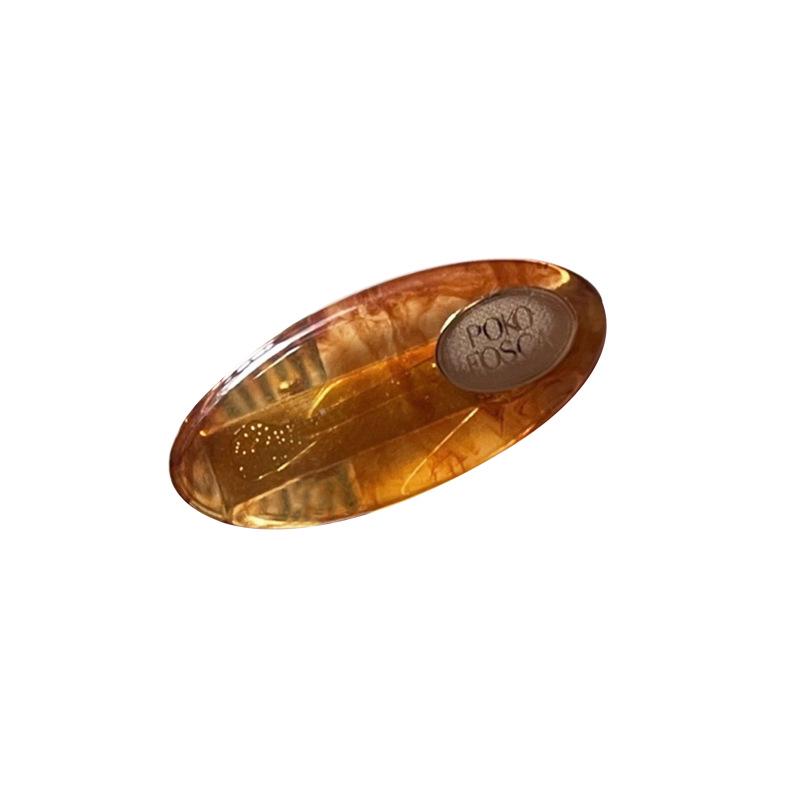 

Корейская ретро-шпилька: Простая ацетатная боковая заколка для челки от Bai Baihe