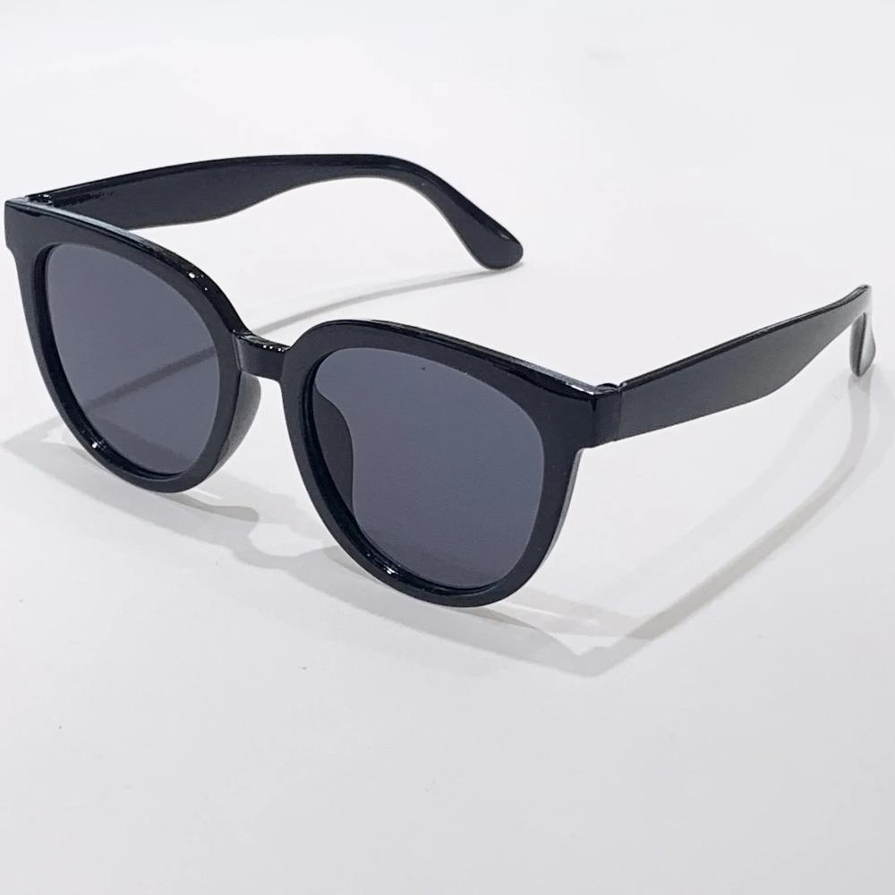 New Retro Round Sunglasses for Women Trendy Small High-end UV Resistant Outdoor Shades Simple Style Eyewear