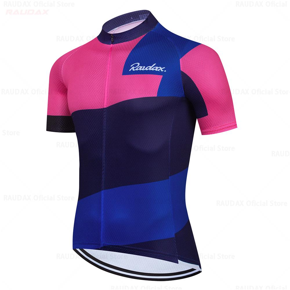 Raudax Cycling Jersey Men's Summer Short Sleeve Bike Shirts MTB Cycling Clothing Ropa Maillot Ciclismo Racing Bicycle Clothes