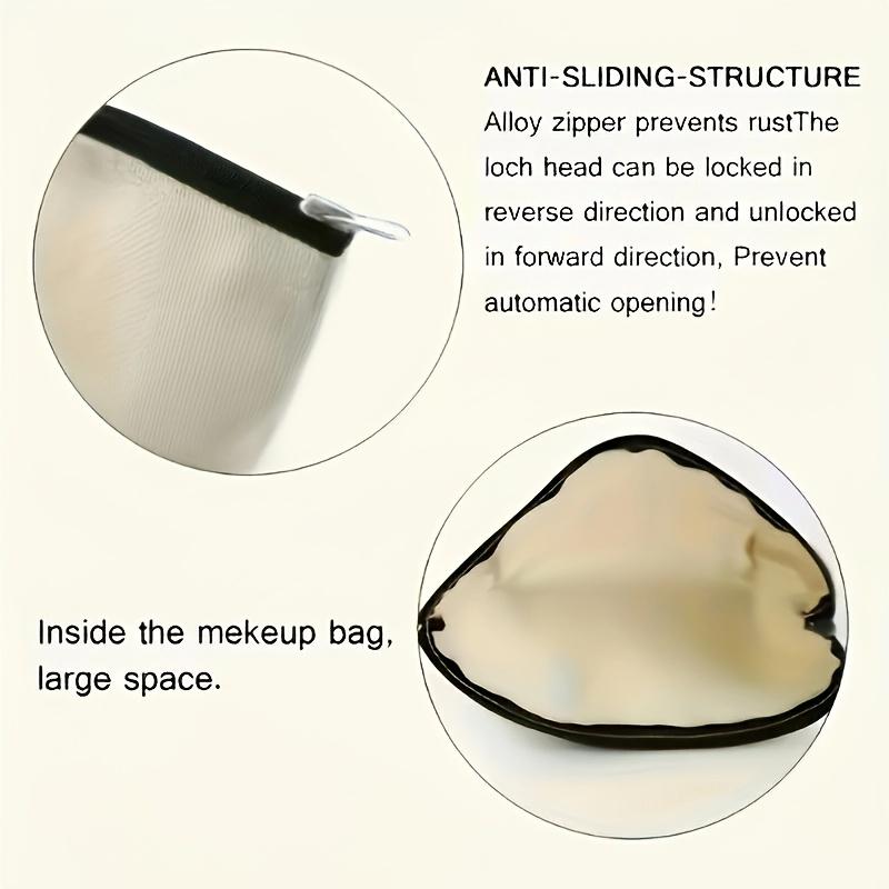 1pc Medicine Bag Travel Pouch Lightweight Foldable Cosmetic Organizer with Zipper Perfect for Storing Medications and Toiletries