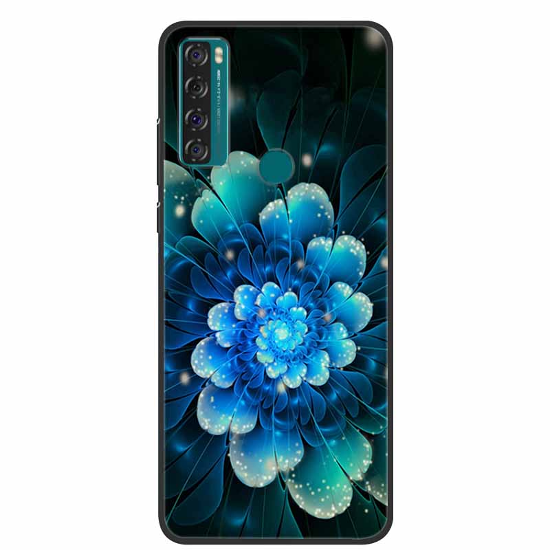 Case For TCL 20 SE Luxury Silicone TPU Soft Phone Cover For TCL 20 SE Case T671H 6.82" Funda Animal Capa Cute Shockproof Coque