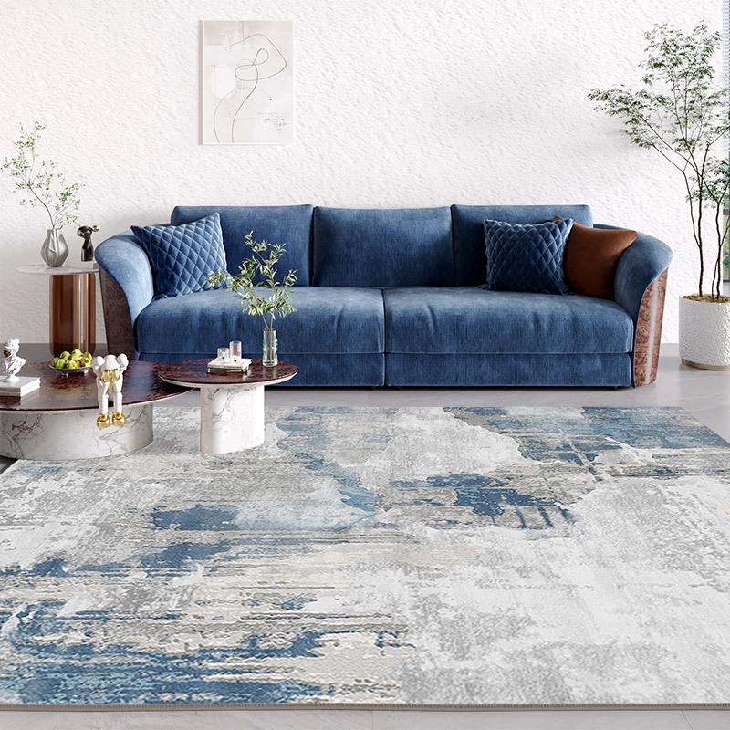 Light Luxury Splashing Ink Living Room Large Area Carpet Bedroom Decor Rugs Non-slip Floor Mat Lounge Rug Hotel Lobby Carpets
