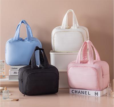 Portable Lightweight Makeup Handbag Women's Travel Outdoor Storage Bag Handheld Organizer Cosmetic Pouch Wash Bag