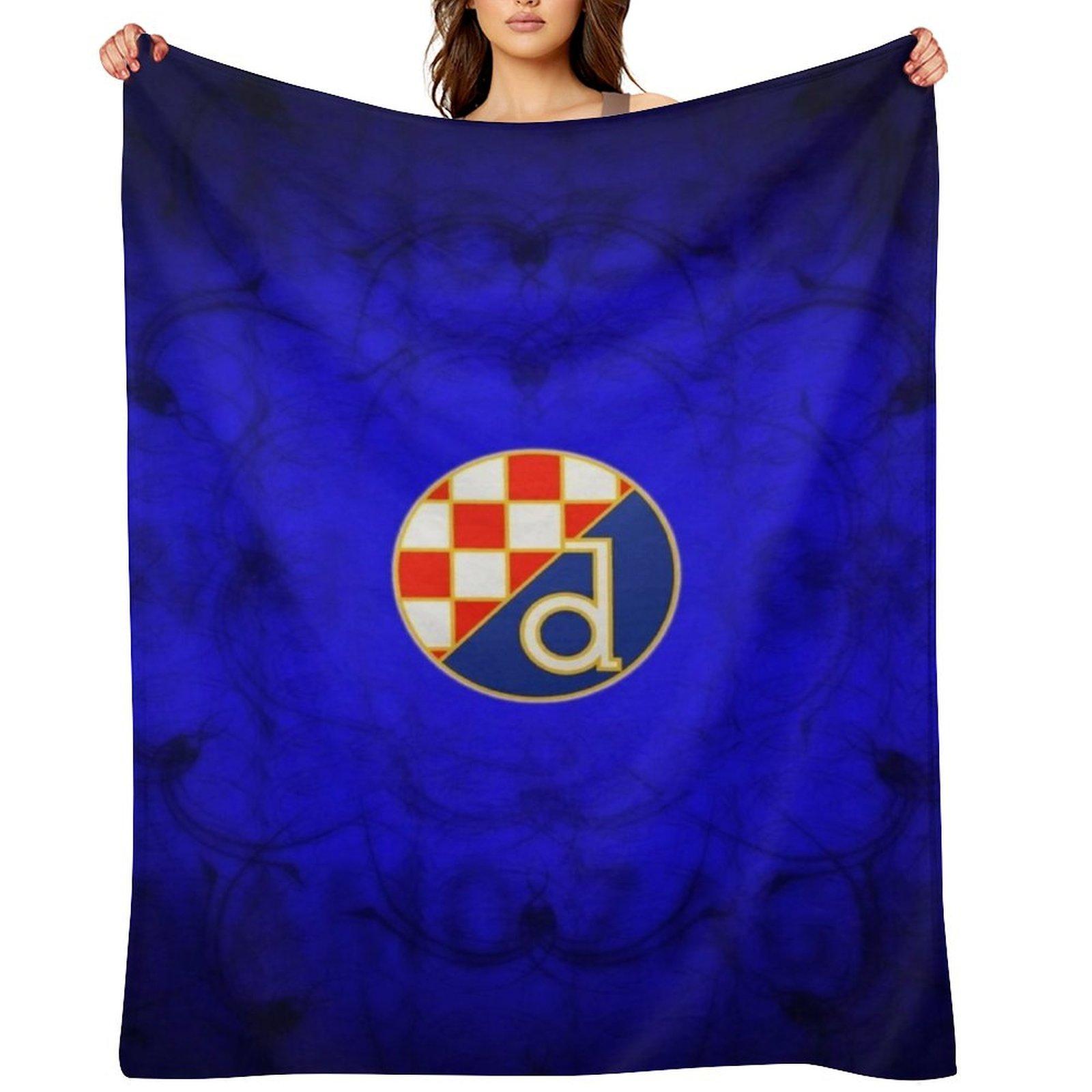 GNK Dinamo Zagreb Throw Blanket Decorative Sofa Shaggy halloween Blankets 75X95CM