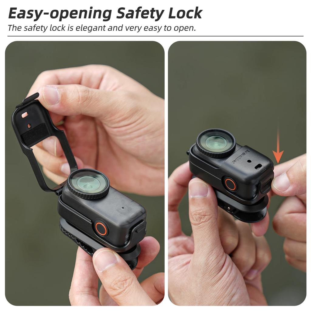 Backpack Clip Holder For DJI Osmo Nano 360 Rotary Quick-Release Bracket Vlog Clip Mount For DJI Osmo Nano Carema Accessories
