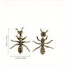 Miniature Simulation Insect Desk Ornament Table Tea Pets Antique Copper Crafts Home Decors Brass Ant Figurines