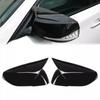 Rear Black Mirror Cover Caps M3 Style Car Parts For 2014-2024 Infiniti Q50 Q60