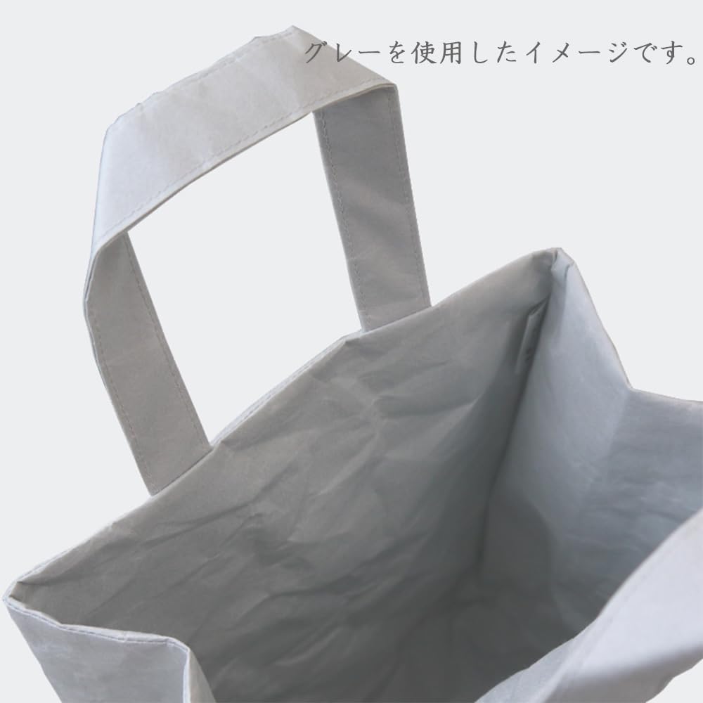 SIWA Kamiwa Round Bag, Black, Water-Resistant, Washi Paper, Wrinkle-Resistant, Lightweight, Solid Color, Stylish, for Men and Women, Eco-Friendly,