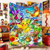 P-Poke-mons Throw Blankets for Bed Nap Blanket Home and Decoration Bedspread the Anime Sofa Bedspreads Picnic & Throws Double