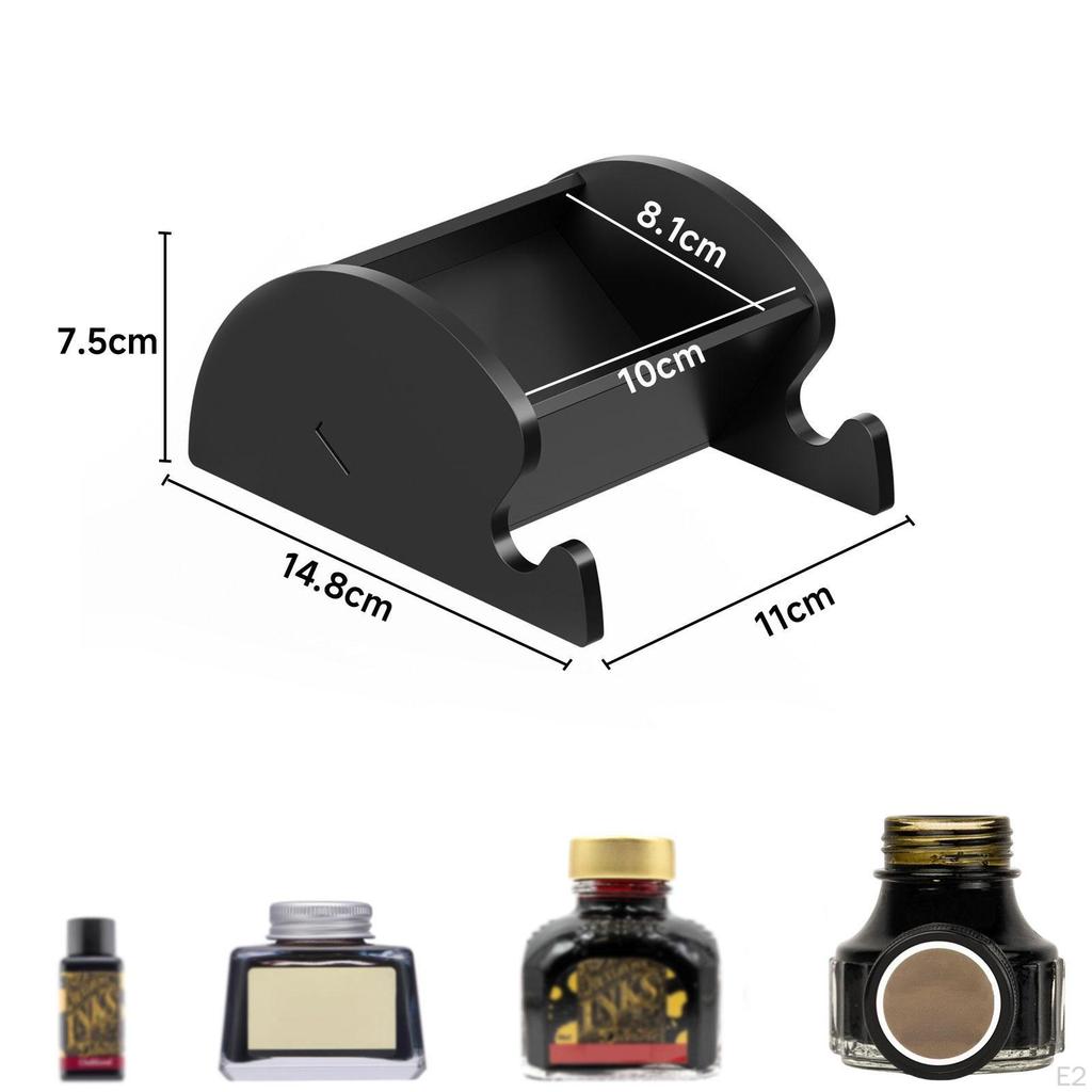 Desk Ink Bottle Stand Universal Table Decoration Lightweight 2 In 1 Multifunctional Calligraphy