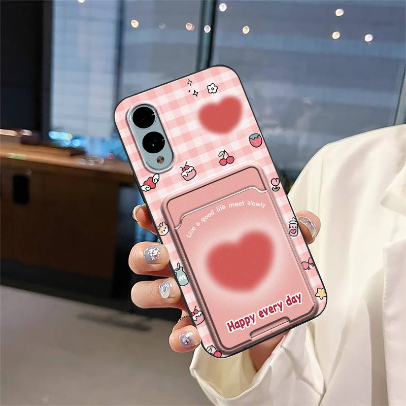 Waterproof Anti-dust Phone Case For Fujitsu Arrows F-52E/We2 Graffiti Card Slot Fashion Design Soft Case Durable Cute