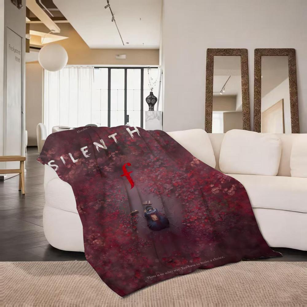 Movie S Silent H Hill Throw Flannel Throw Blanket Suitable for Sofa Living Room Bedroom