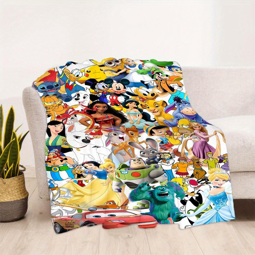 1pc, Mickey and Friends Blanket Soft Warm Throw Blankets, Living Room, Travel, Camping, Car Blankets