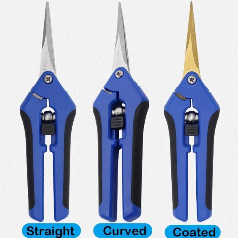 Foarfece de grădinărit de 6,5 inci Foarfece de tundere de mână Foarfece de tundere cu lame drepte din oțel inoxidabil pentru plante