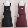 Waterproof Zipper Kitchen Apron for Cooking and Catering