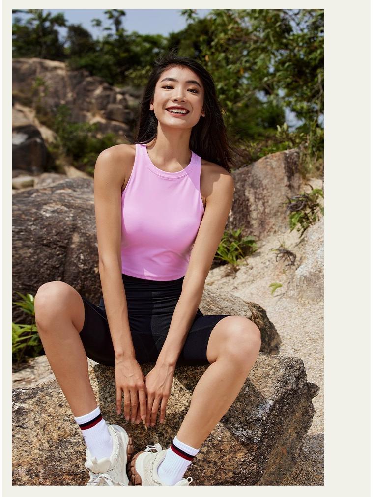 Women's High-Intensity Support Sports Tank with Beautiful Back - High Elasticity for Fitness, Running, Yoga