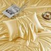Summer Washable Ice Silk Pillowcase Set, Pillow Core Inner Cover Pillowcase, Suitable for All Seasons, Easy To Clean, Does Not Include Pillow Core