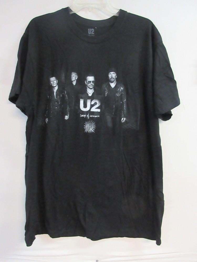 Официальный мерч U2 ПЕСНИ НЕВИННОСТИ 2024 КОНЦЕРТНАЯ МУЗЫКА 2XL / XXL Унисекс Футболка S