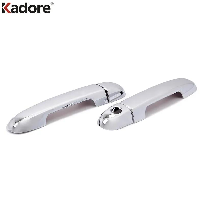 Door Handle Cover Trim For Hyundai Elantra Touring 2008 2009 2010 Chrome Car Side Door Handles Catch Cap Overlay Accessories