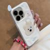 Fun hat animal patch for apple 17/16 pro mobile phone case iPhone15 meteorite pattern 13/12/14