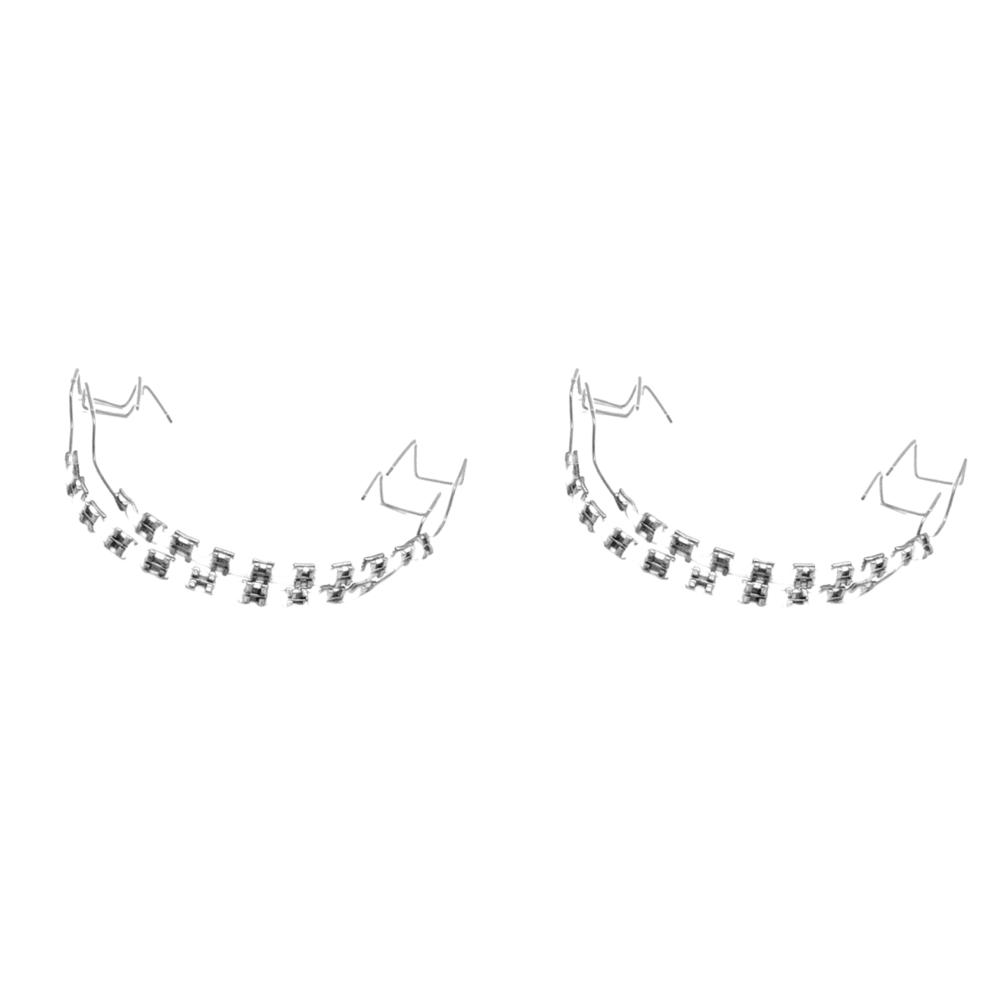 Temporary Tooth Decoration Dental Fake Braces with Metal Wires & Bracket Dental Metal Bracket Dental Tool for Dental Students