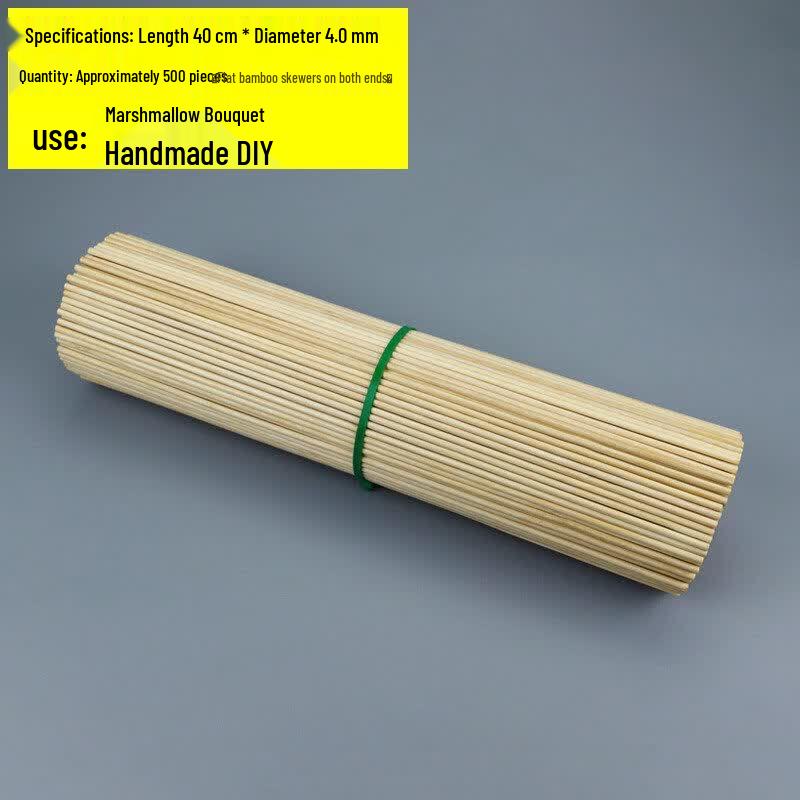 Bamboo Skewers for BBQ and Snacks