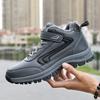 New Cotton Shoes Men's Winter Elderly Cotton Shoes Piled and Thickened Medium and Elderly Warm Men's Snow Boots Dad Shoes