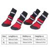 4pcs Pet Dog Shoes Reflective Waterproof Dog Boots Pets Booties Anti-Slip Socks Footwear For Medium Large Dog