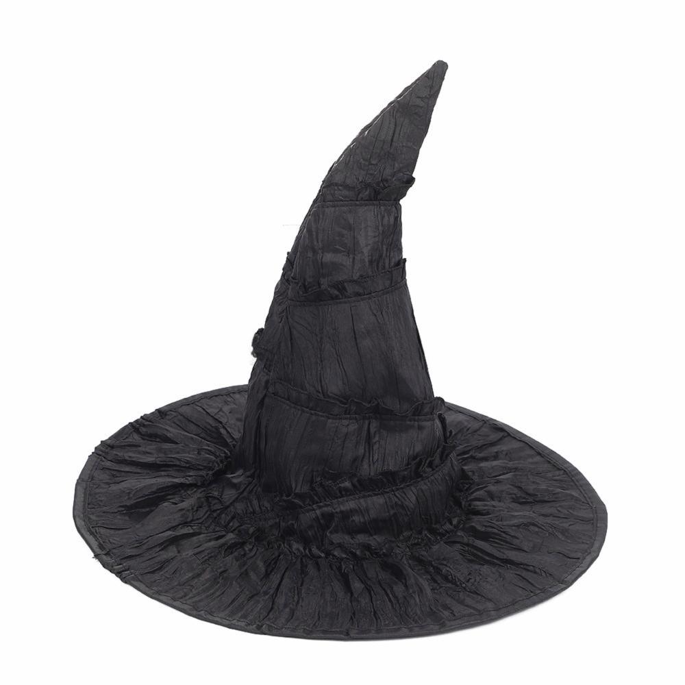 Spider Bat Halloween Witch Hat Pointed Cosplay Witch Hat Scary Black Pointed Cap  Halloween Party
