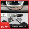 Car Sticker Car Steering Wheel Emblem Sticker Interior Badge Decoration for Mercedes Benz A C E Class AMG W204 W205 W176 W211 W2