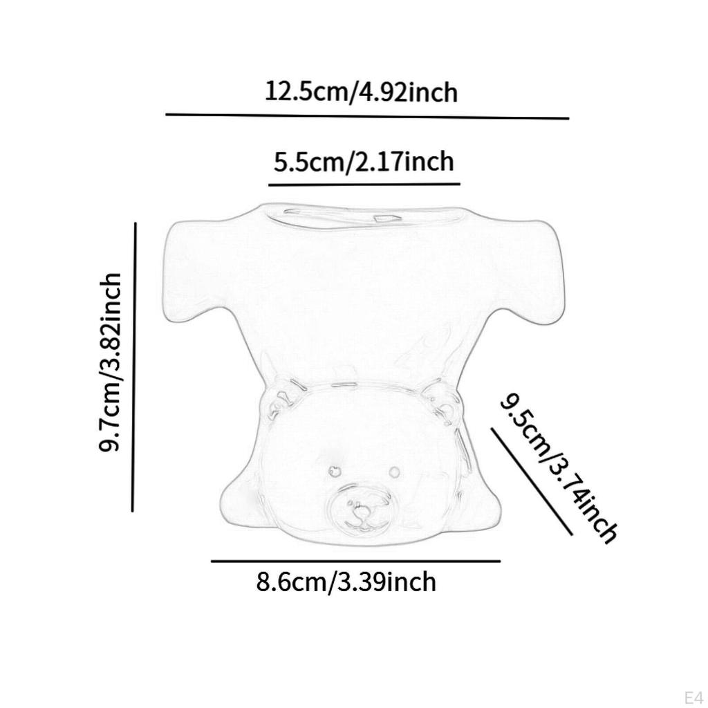 Bear Figurine Flower Pot Organizer for Home and Garden