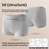 Women's Spring and Autumn Pure Cotton 10A Antibacterial Extended Crotch Breathable Sporty Mid Waist Briefs