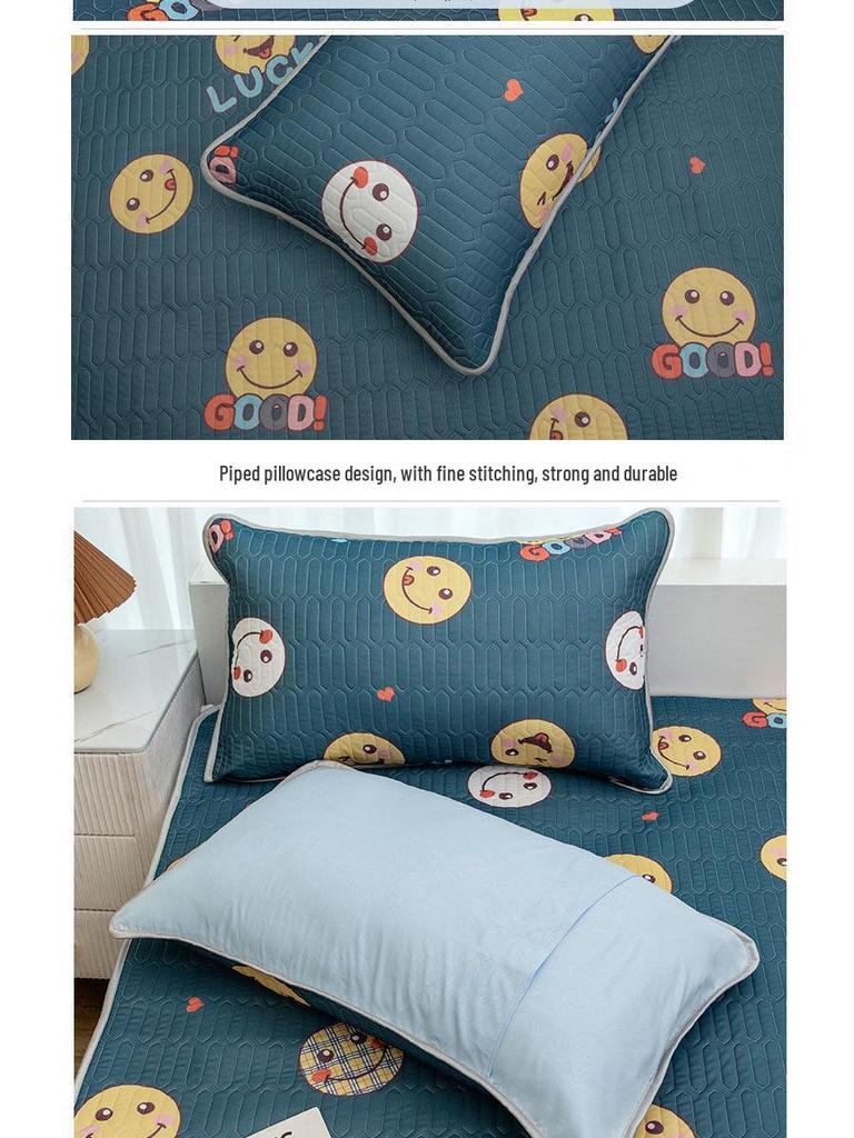 Set of 2 Extra Large 48x74 Knitted Silk Pillowcases - Anti-Drool & Sweat-Proof for Adults