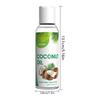 100% Pure Liquid Coconut Oil for Dry Skin, Hair, Face Oil, Body, Non-Greasy, Unscented Moisturizer-100ml/220ml