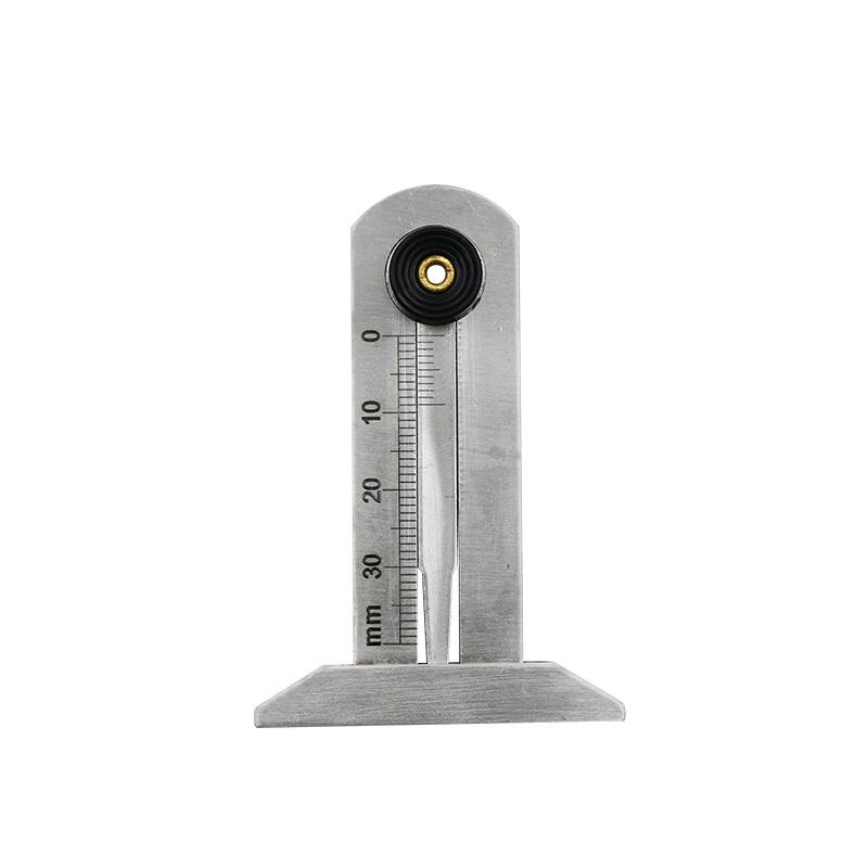 Stainless Steel Car Tyre Tire Tread Depth Gauge Meter Ruler Caliper Measuring Tool Moto Truck 0-30mm