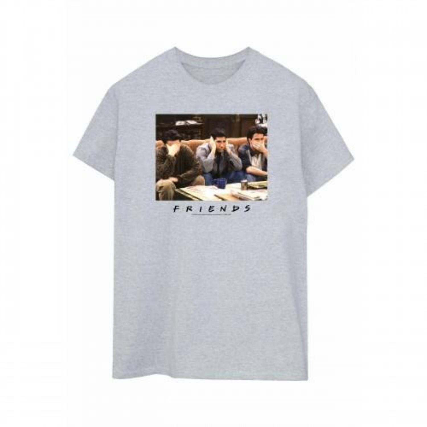 Friends Womens_Ladies Three Wise Guys Cotton Boyfriend T-Shirt XXXXL