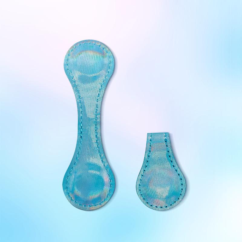 Crazy Horse Leather Double-Sided Magnetic Bookmark Clip