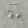 Handmade Thailand Silver Hammered Round Spacer Bead Bracelet DIY Accessory