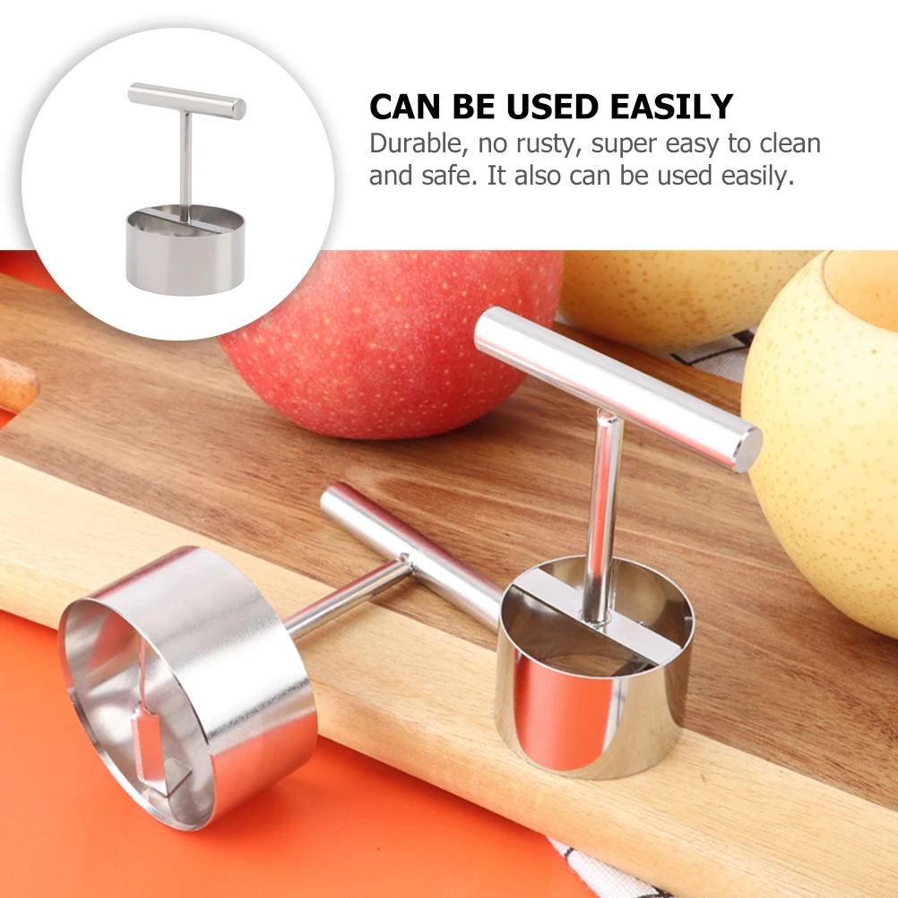 1pc Fruit Corer Removal Tool Remover Tools Fruits Pear Pitter and Vegetable Extractor Stainless Steel