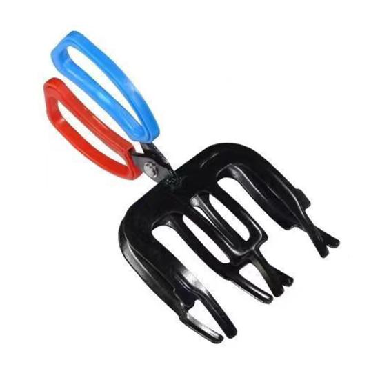 1/2Pcs 3 Claw Fish Gripper with Ergonomic Handle Non-Slip Portable Metal Fishing Pliers Gripper Multifunctional Fish Grips Clamp