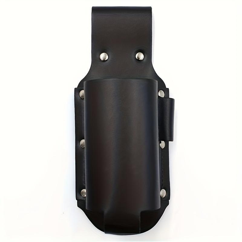 Durable Waterproof Faux Leather Beer Gun Holster with Adjustable Waist Pack for 12oz Containers - Perfect for Travel and Outdoor Activities