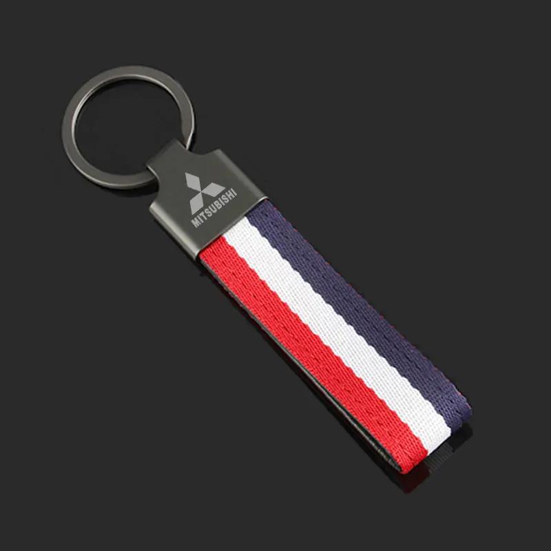 

Car Key Chain Key Ring Pendant Automotive Key Holder for Mitsubishi Ralliart ASX EVO Lancer Montero Mirage Outlander L200