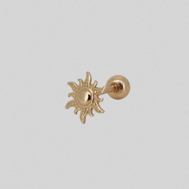 Youngglow 14k Solar Piercing Earrings