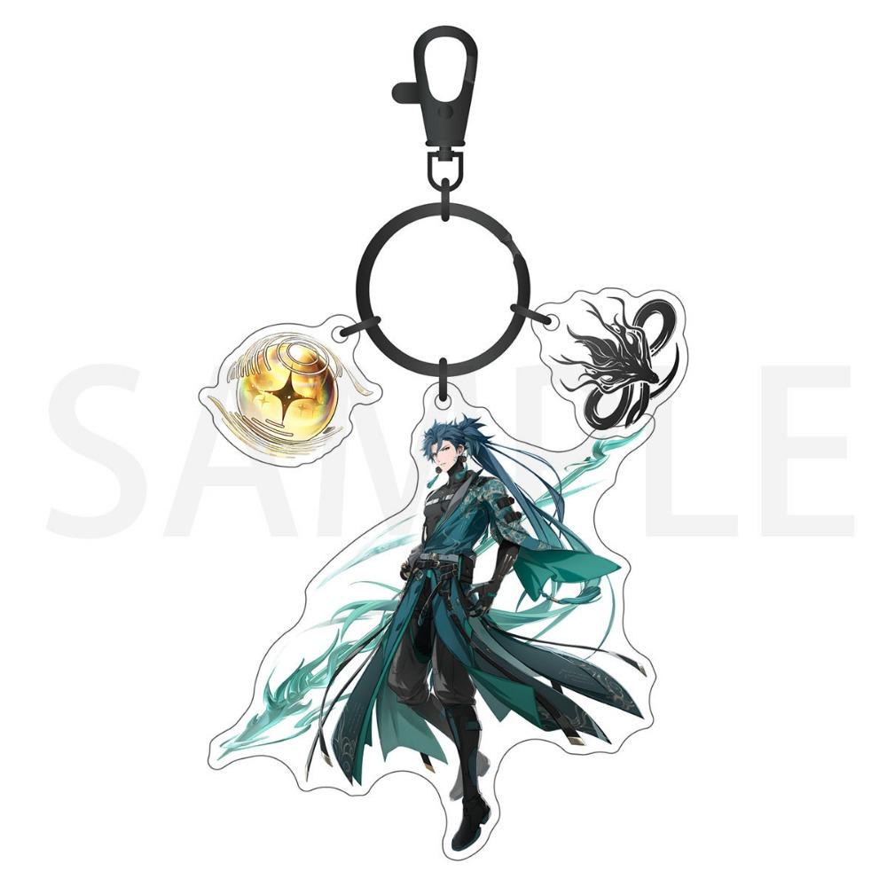 

Hot Anime Game Wuthering Waves Acrylic Keychain Jiyan LINGYANG Yinlin Aalto Cosplay Keyring Pendant Jewelry Men Women Gifts