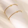 Tiny Heart Stainless Steel Anklet Gold Color Anti Fading Foot Anklets Bracelet Summer Beach Accessories Vintage Jewelry Gifts