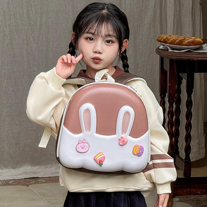 Cute Cartoon Rabbit Baby Backpack with Lights - Children's Backpack