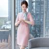Elegant Pink Professional Dress