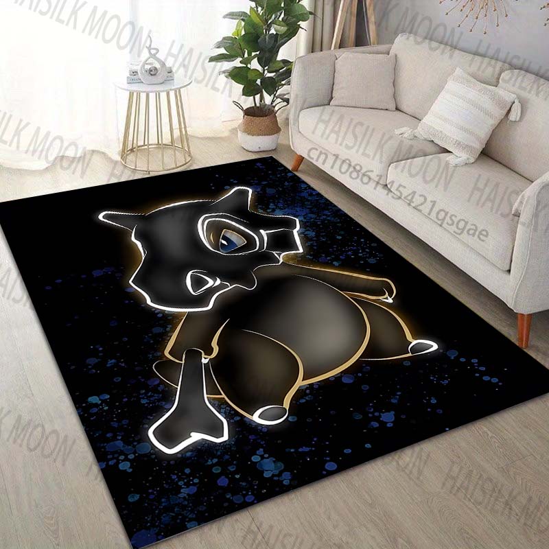 1PC Pokémon Cubone Printing Carpet for Living Room Bedroom Kid's Room Home Decor Area Rug Sofa Cloakroom Play Mat for Gifts